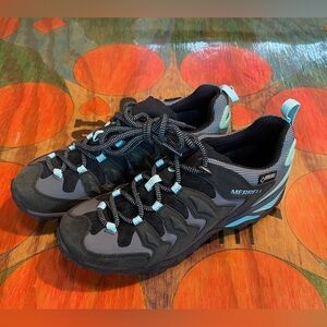 Merrell Women 7 Hiking Trail Shoe J65142 Black Adventurine Performance Outdoor